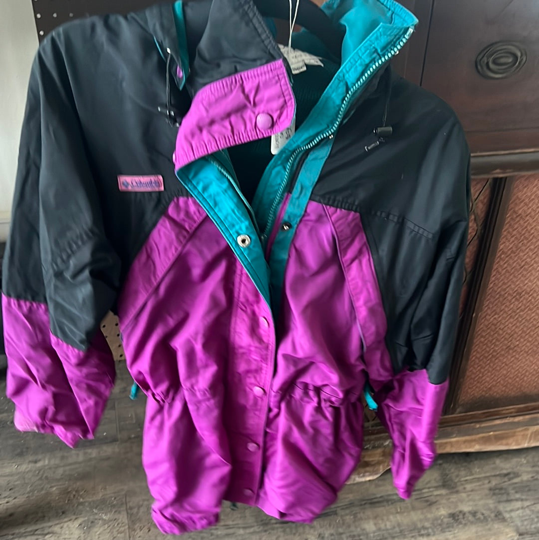 Vintage Columbia purple snow hood