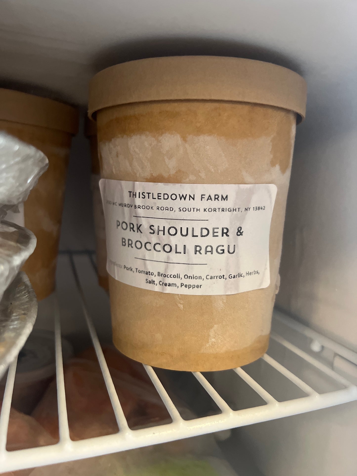 ThistleDown pork shoulder & broccoli Ragu