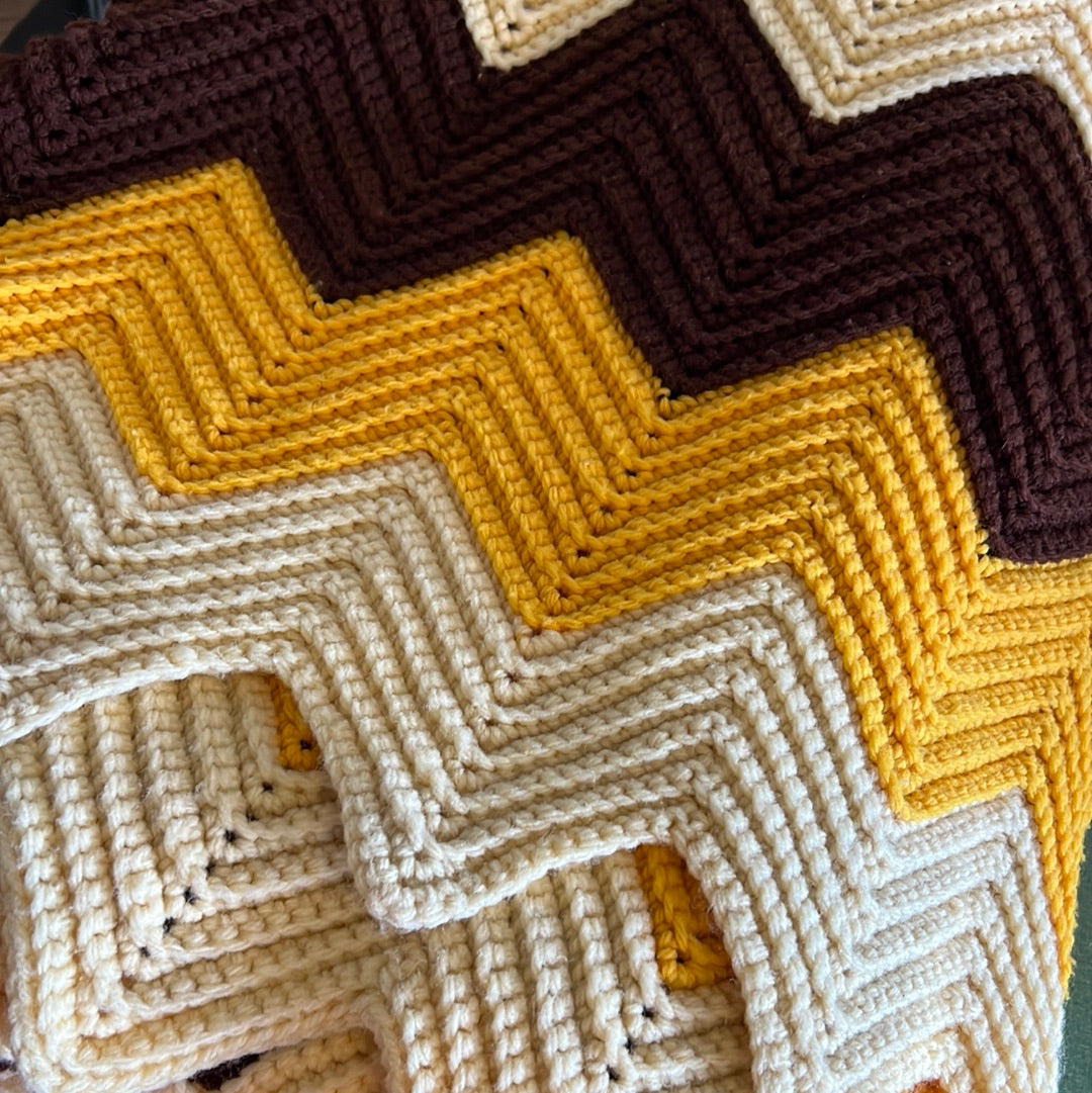 70s X Large Afghan Blanket