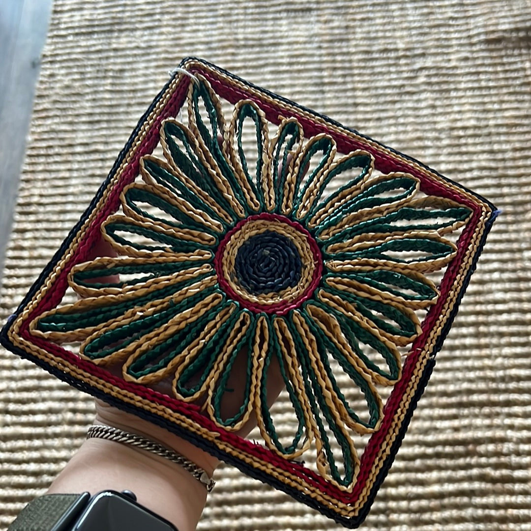 Vintage Rattan Trivets