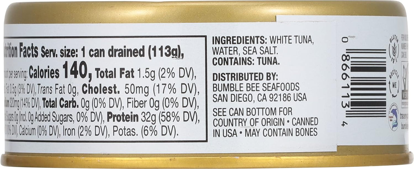 Wild Caught Solid White Albacore Tuna