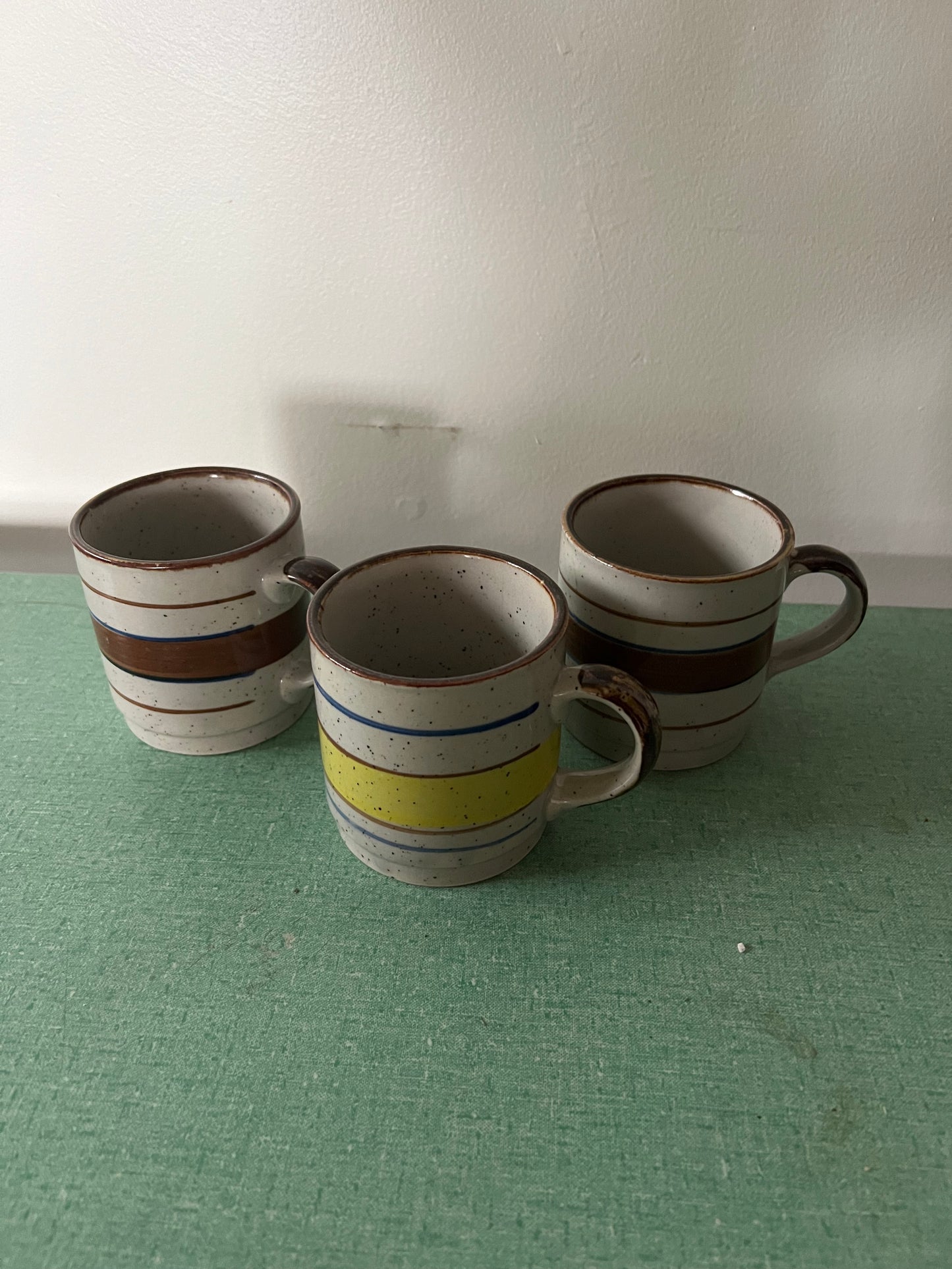 Mugs, Striped, Vintage (3)