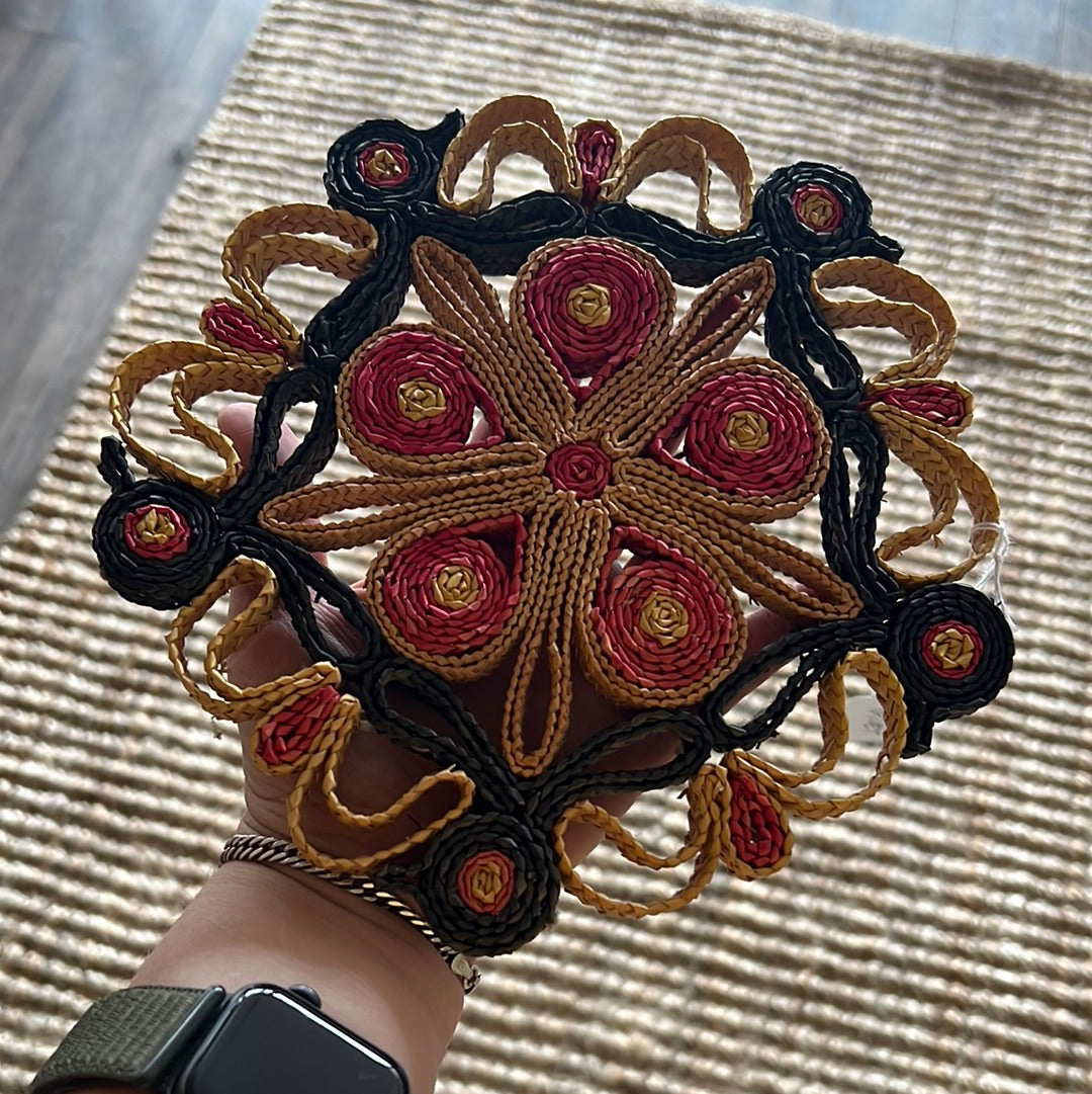 Vintage Rattan Trivets