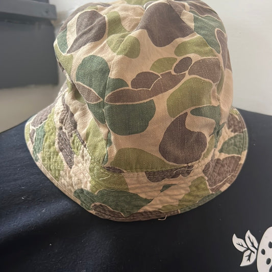 Vintage camo bucket hat