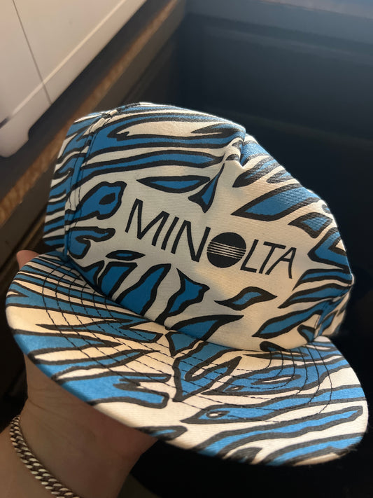 Minolta vintage hat