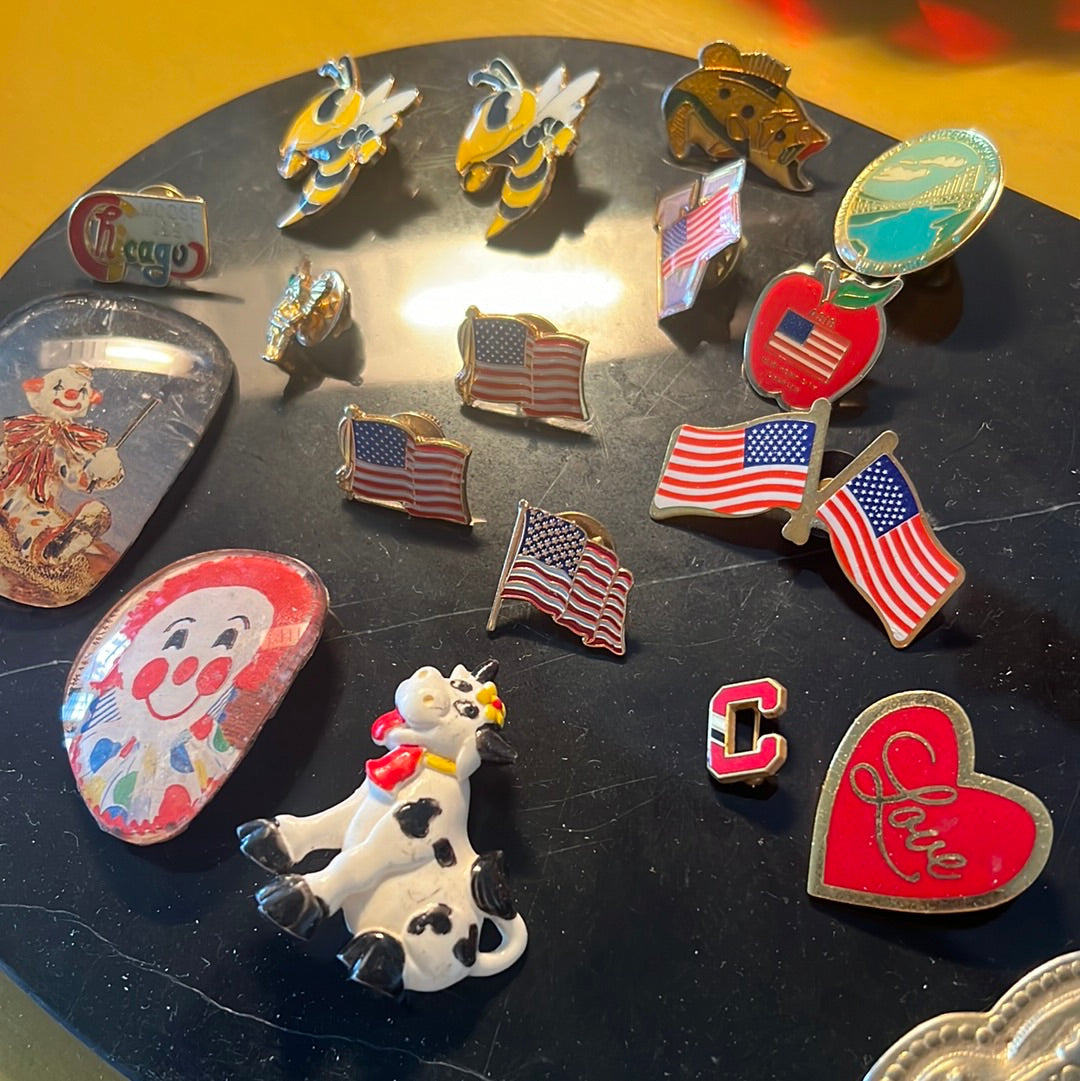 Vintage Enamel Pins