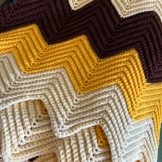70s X Large Afghan Blanket