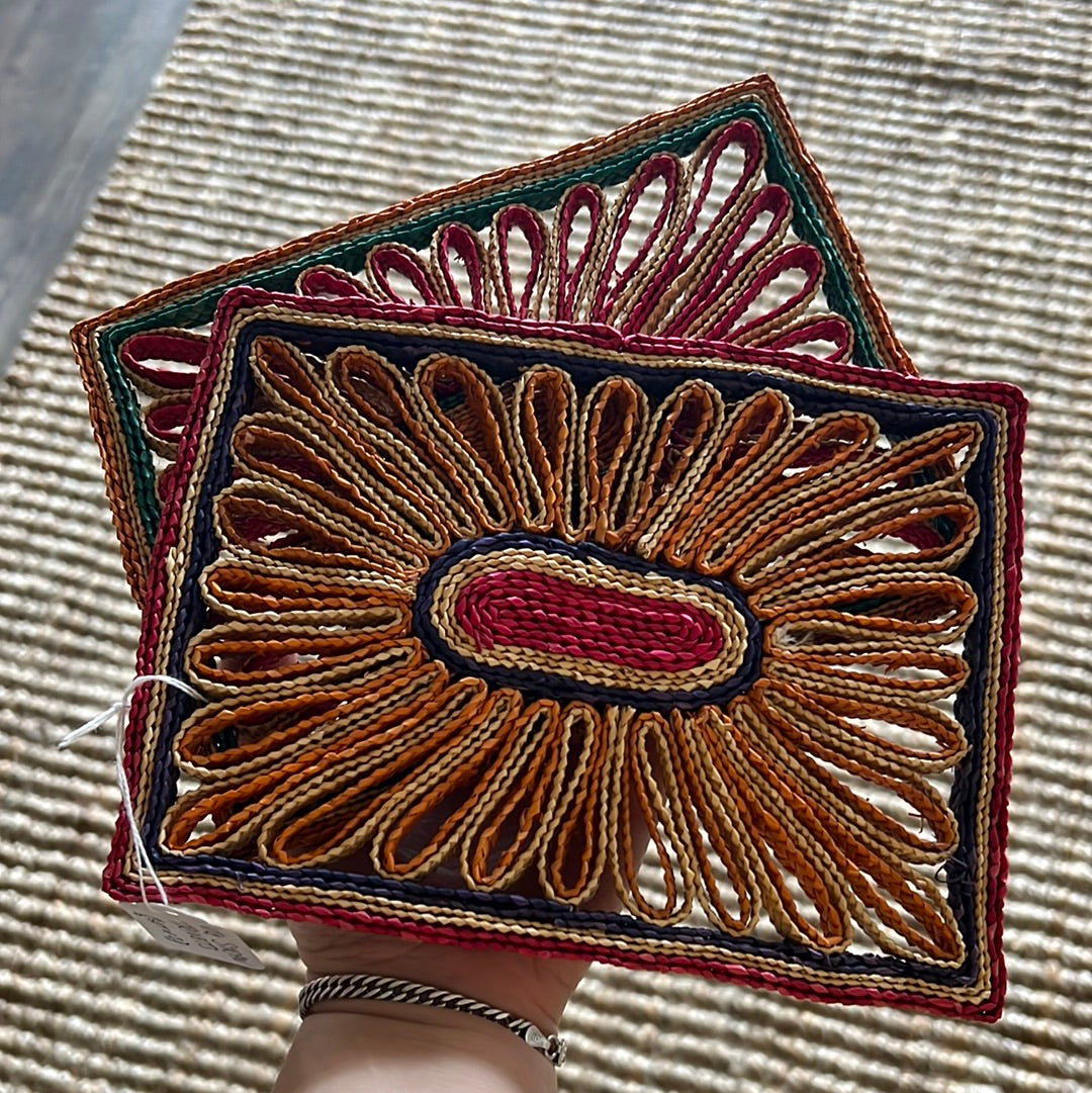 Vintage Rattan Trivets