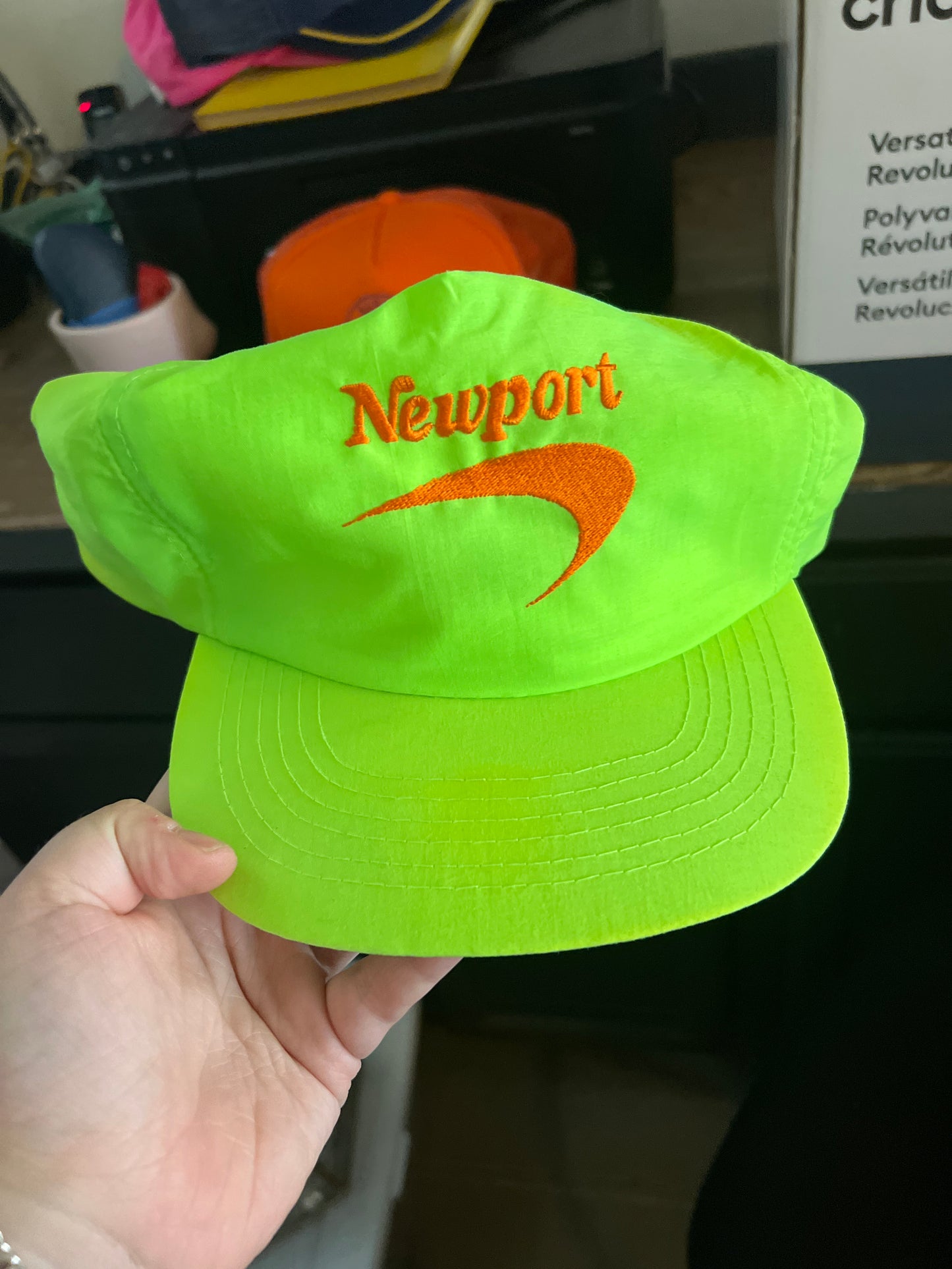 Newport neon hat vintage