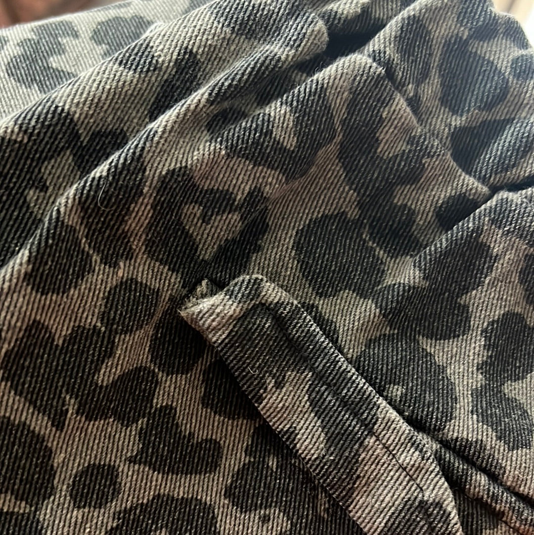 Grey Leopard pants
