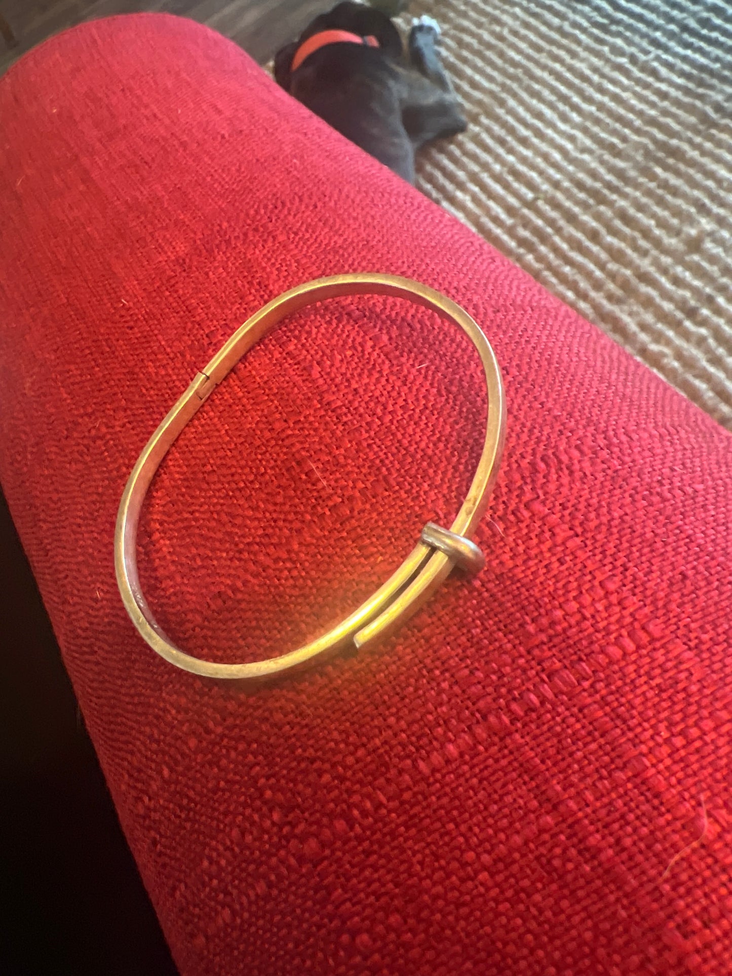 Sterling silver clasp bracelet