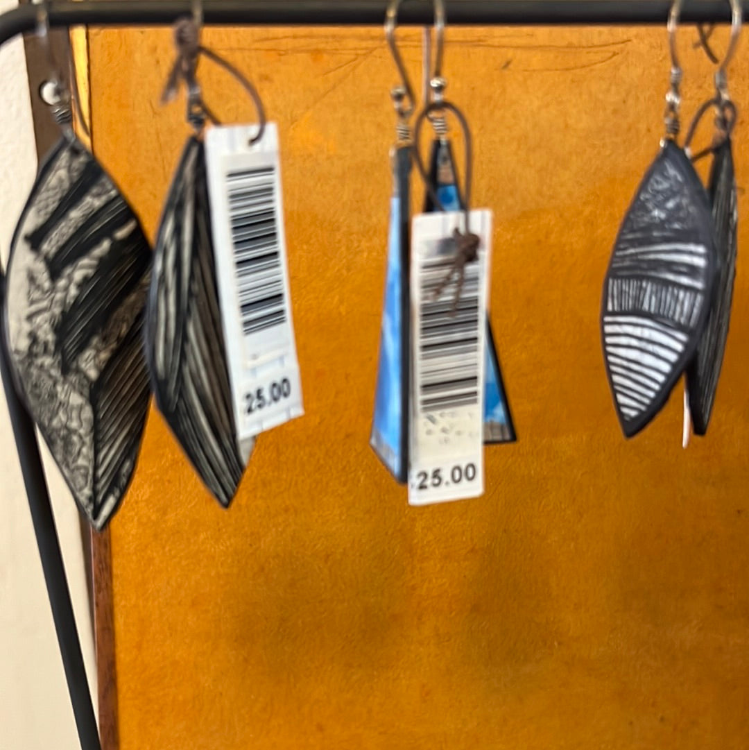 Mollie Dash Paper Earrings