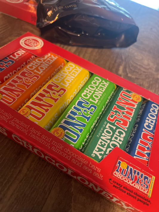 Tony’s Chocolonely chocolate bar