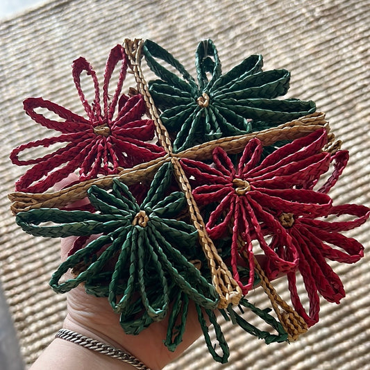 Vintage Rattan Trivets