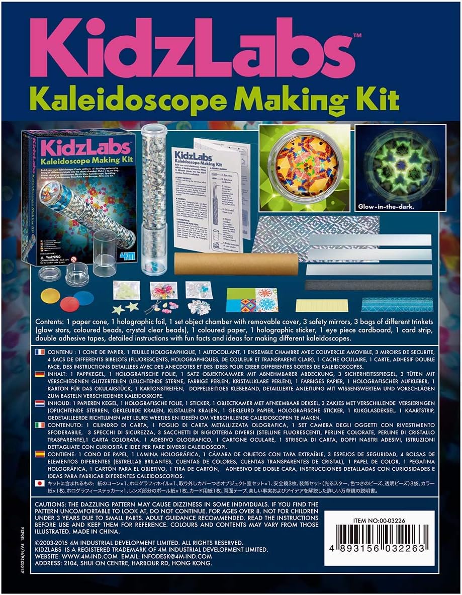 KidzLabs Kaleidoscope Making Kit