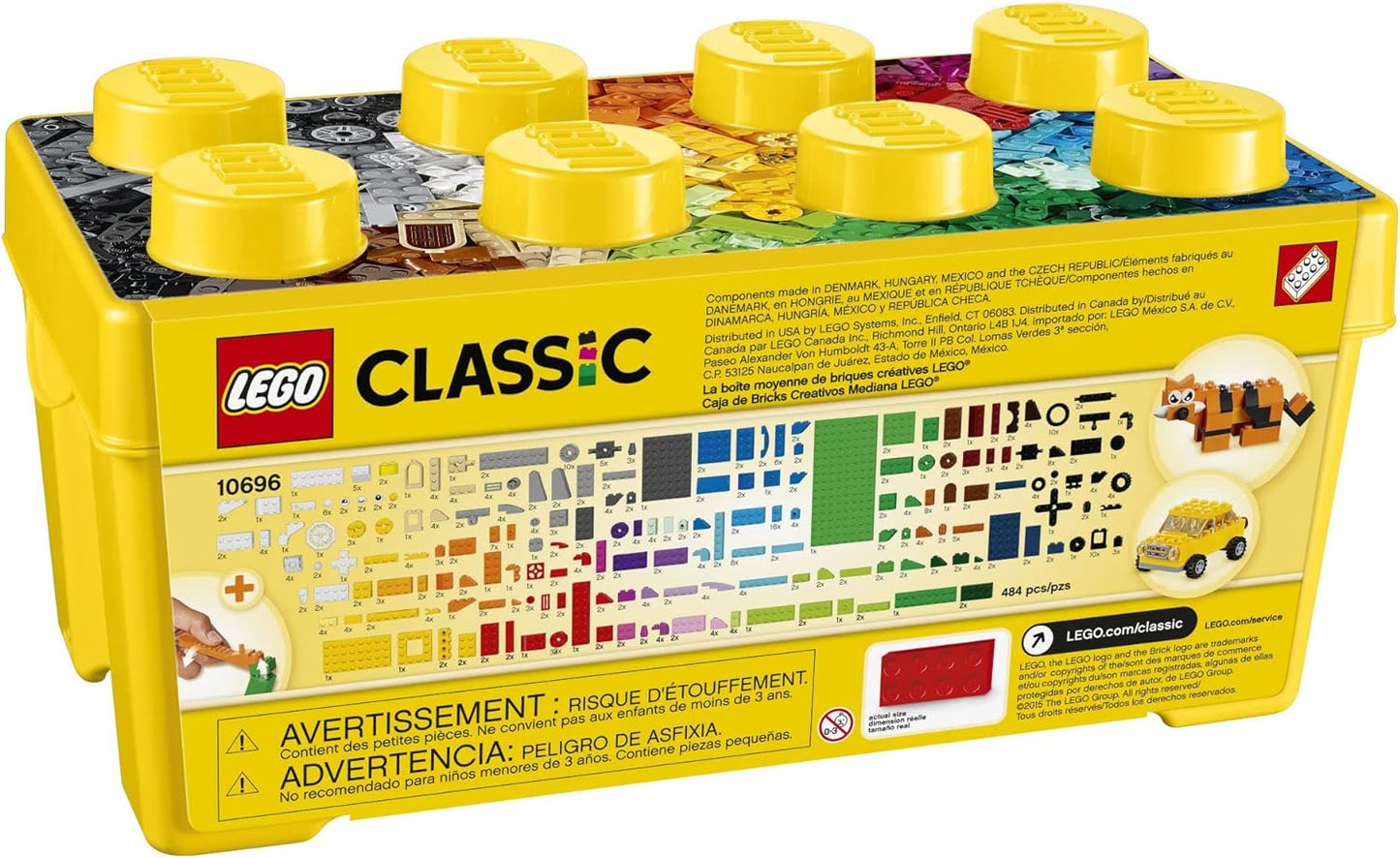 LEGO Classic Medium Creative Brick Box Building Toy Set