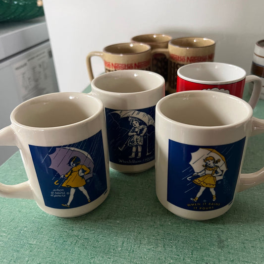 Mugs, Morton Salt, Vintage (3)